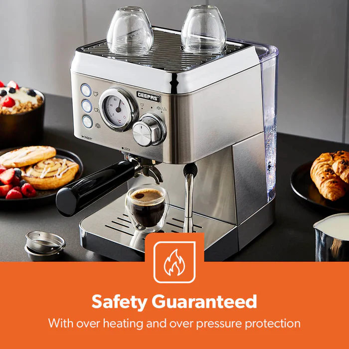 geepasgcm415221.8lespresso cappuccinocoffeemachine 08 safetyguaranteed 700x